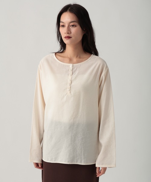 Elura(エルーラ)の「2Pセットブラウス/643322(シャツ/ブラウス・レディース・ホワイト/ブラウン/ライトグリーン・FREE)」の21枚目の写真