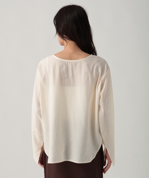 Elura(エルーラ)の「2Pセットブラウス/643322(シャツ/ブラウス・レディース・ホワイト/ブラウン/ライトグリーン・FREE)」の22枚目の写真