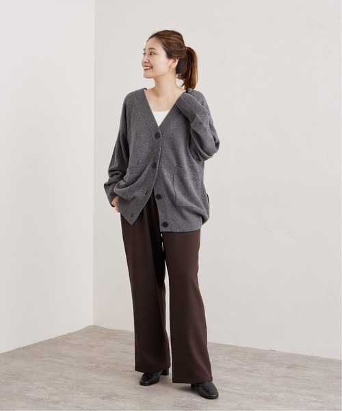 JOURNAL STANDARD（ジャーナルスタンダード）の「《追加》ライクストレッチワイドパンツ（その他パンツ・レディース・ブラック/アイボリー/ブラウン・36/38/40）」の8枚目の写真