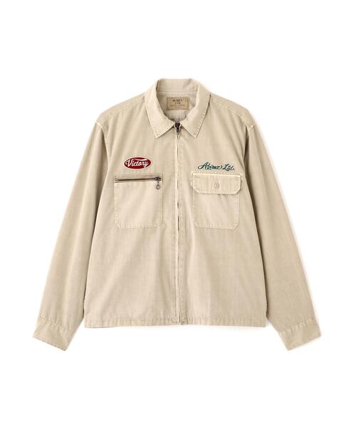 AVIREX(アヴィレックス)の「《A.A.R.C》FADED EMB WORK JACKET / フェイド エンブロイダリー ワークジャケット / AVIREX / アヴィレックス(ブルゾン・メンズ・ライトグレー/レッド/その他3/チャコールグレー・L/2XL/XL/M)」の14枚目の写真