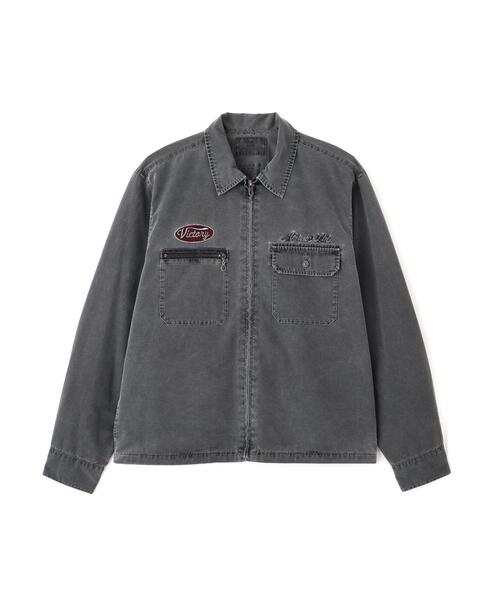AVIREX(アヴィレックス)の「《A.A.R.C》FADED EMB WORK JACKET / フェイド エンブロイダリー ワークジャケット / AVIREX / アヴィレックス(ブルゾン・メンズ・ライトグレー/レッド/その他3/チャコールグレー・L/2XL/XL/M)」の21枚目の写真