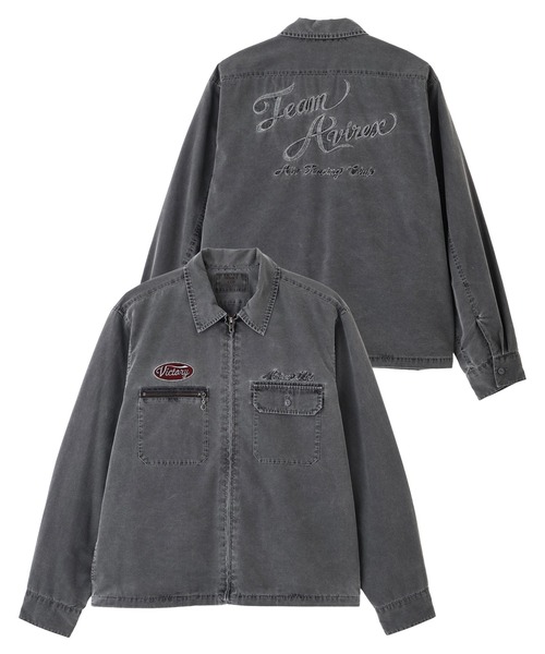 A.A.R.C》FADED EMB WORK JACKET / フェイド エンブロイダリー ワーク
