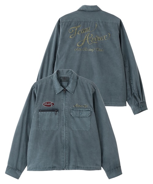 A.A.R.C》FADED EMB WORK JACKET / フェイド エンブロイダリー ワーク