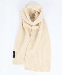 Monkey Flower（モンキーフラワー）の「ケーブルマフラー / SW5SMF01U_IVORY（マフラー）」