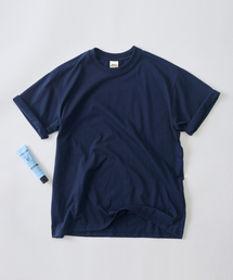 ソフト無地半袖Tシャツ(ネイビー)