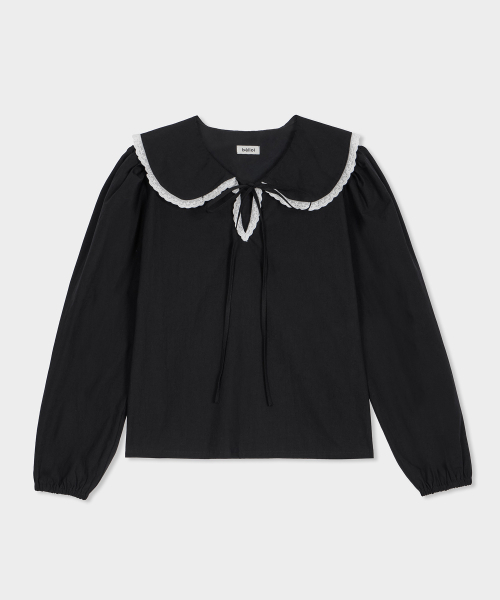 BELLOL（ベロエル）の「Lovely panel blouse BLACK（シャツ/ブラウス・レディース・その他・FREE）」の3枚目の写真
