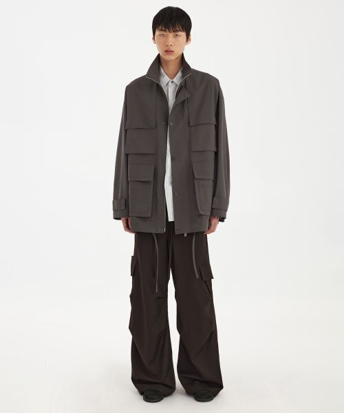 YOUTH(ユース)の「Panel Oversized Field Jacket - Brown(その他アウター・レディース・その他・M/L/S)」の1枚目の写真