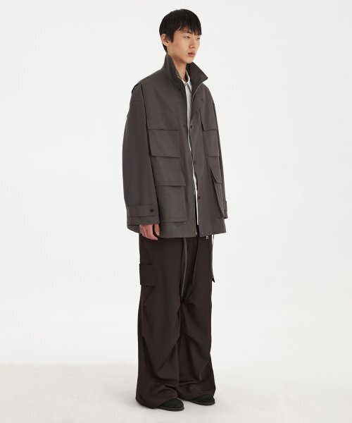 YOUTH(ユース)の「Panel Oversized Field Jacket - Brown(その他アウター・レディース・その他・M/L/S)」の2枚目の写真
