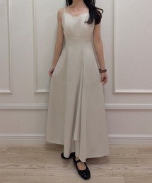 ラッフルフレアキャミワンピース