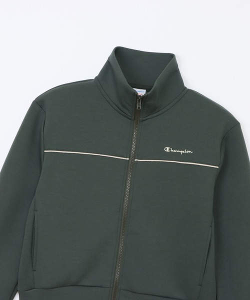 Champion（チャンピオン）の「【Champion/チャンピオン】レディース ジップスウェットカーディガン（カーディガン/ボレロ・レディース・ダークブラウン/ダークネイビー/アイボリー系/オリーブ・LARGE/MEDIUM）」の7枚目の写真
