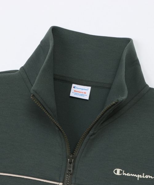 Champion（チャンピオン）の「【Champion/チャンピオン】レディース ジップスウェットカーディガン（カーディガン/ボレロ・レディース・ダークブラウン/ダークネイビー/アイボリー系/オリーブ・LARGE/MEDIUM）」の6枚目の写真