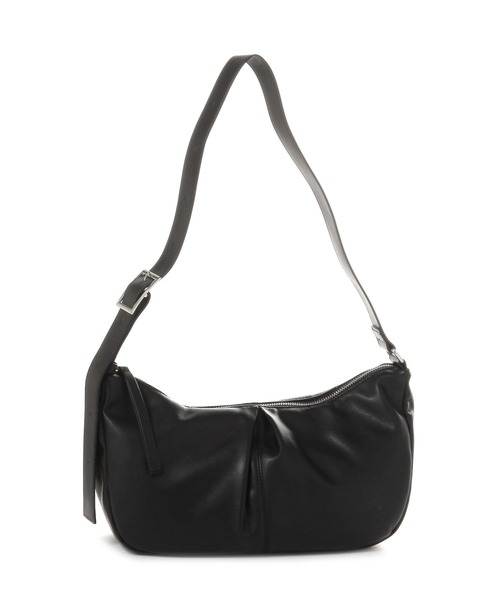 LEPSIM（レプシィム）の「【500mlペットボトルも入る】ソフトタックショルダーバッグ　633027（ショルダーバッグ・レディース・シルバー/ブラウン/ブラック・ONE SIZE）」の2枚目の写真