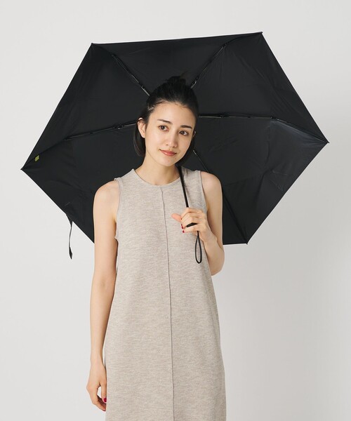 BEAUTY&YOUTH UNITED ARROWS（ビューティーアンドユースユナイテッドアローズ）の「傘ソムリエ監修 QUICK SHUT 自動開閉 折り畳み傘 晴雨兼用（折りたたみ傘・レディース・ダークグレー・FREE）」の4枚目の写真