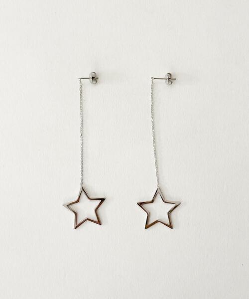 WEGO(ウィゴー)の「WEGO/ステンレスBIGモチーフロングピアス(ピアス(両耳用)・レディース・その他1/その他2・FREE)」の1枚目の写真