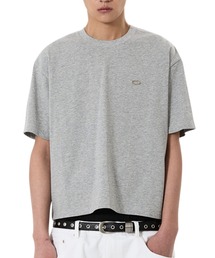 『OY/オーワイ』METAL LOGO CROP TEE/メタルロゴクロップTシャツ