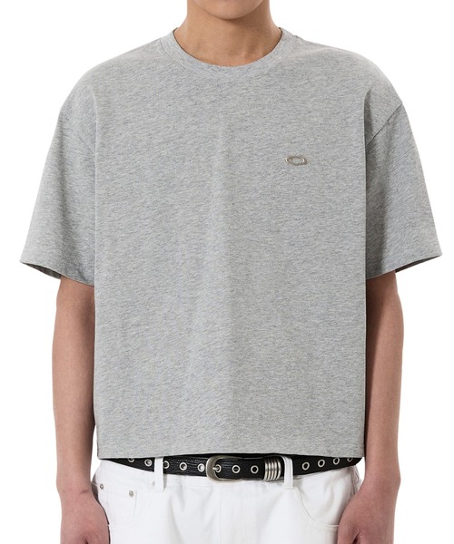 OY(オーワイ)の「『OY/オーワイ』METAL LOGO CROP TEE/メタルロゴクロップTシャツ(Tシャツ/カットソー・メンズ・ホワイト/ブラック/グレー・L/M/S)」の17枚目の写真