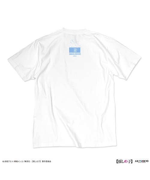 AIR TWOKYO（エアトゥーキョー）の「TVアニメ『【推しの子】』第２弾 モノトーンシーンイラストTシャツ 2（アクア）ホワイト（Tシャツ/カットソー・レディース・ホワイト・SMALL/XX-LARGE/X-LARGE/LARGE/MEDIUM）」の3枚目の写真