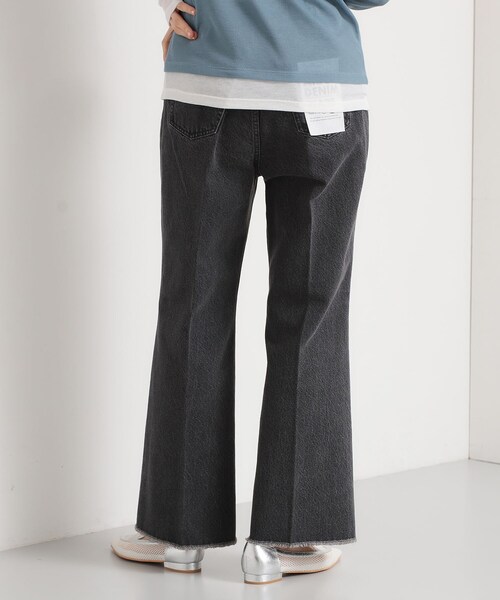 THE SHOP TK (ザ ショップ ティーケー )の「AIBO DENIM フレア(デニムパンツ・レディース・ブラック/ネイビー/ライトブルー・11/14/13/12)」の5枚目の写真