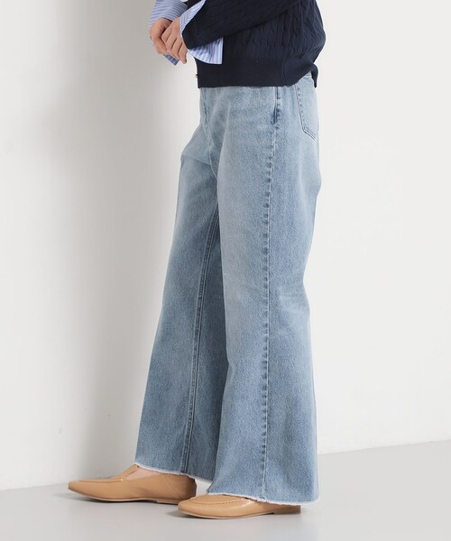 THE SHOP TK (ザ ショップ ティーケー )の「AIBO DENIM フレア(デニムパンツ・レディース・ブラック/ネイビー/ライトブルー・11/14/13/12)」の9枚目の写真