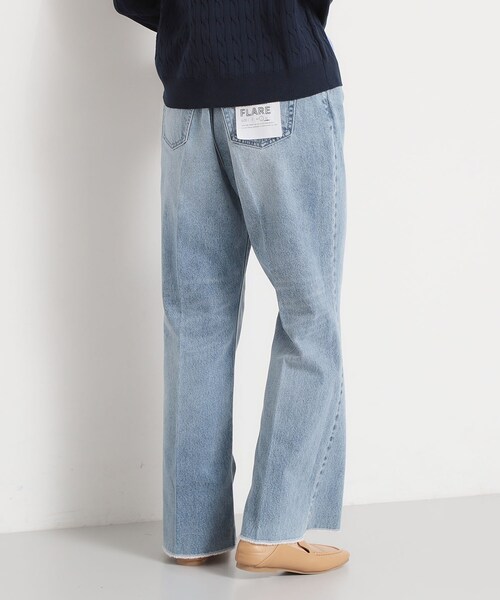 THE SHOP TK (ザ ショップ ティーケー )の「AIBO DENIM フレア(デニムパンツ・レディース・ブラック/ネイビー/ライトブルー・11/14/13/12)」の10枚目の写真