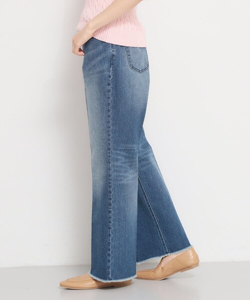 THE SHOP TK (ザ ショップ ティーケー )の「AIBO DENIM フレア(デニムパンツ・レディース・ブラック/ネイビー/ライトブルー・11/14/13/12)」の14枚目の写真