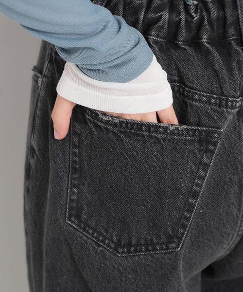 THE SHOP TK (ザ ショップ ティーケー )の「AIBO DENIM フレア(デニムパンツ・レディース・ブラック/ネイビー/ライトブルー・11/14/13/12)」の21枚目の写真