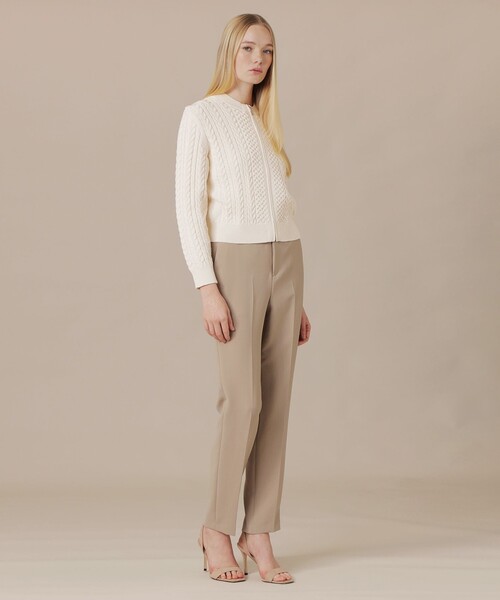 MACKINTOSH LONDON(マッキントッシュ ロンドン)の「ケーブルニットカーディガン(カーディガン/ボレロ・レディース・ライトブルー/グレー系その他/ホワイト系その他・40/38)」の4枚目の写真