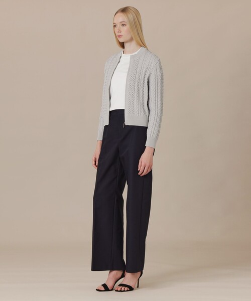 MACKINTOSH LONDON(マッキントッシュ ロンドン)の「ケーブルニットカーディガン(カーディガン/ボレロ・レディース・ライトブルー/グレー系その他/ホワイト系その他・40/38)」の5枚目の写真