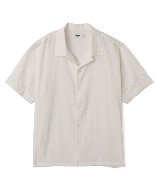 atmos（アトモス）の「atmos Open Collar SS Shirt / アトモス オープン カラー シャツ（シャツ/ブラウス・メンズ・ホワイト/ブラック・M/L/XL）」の4枚目の写真