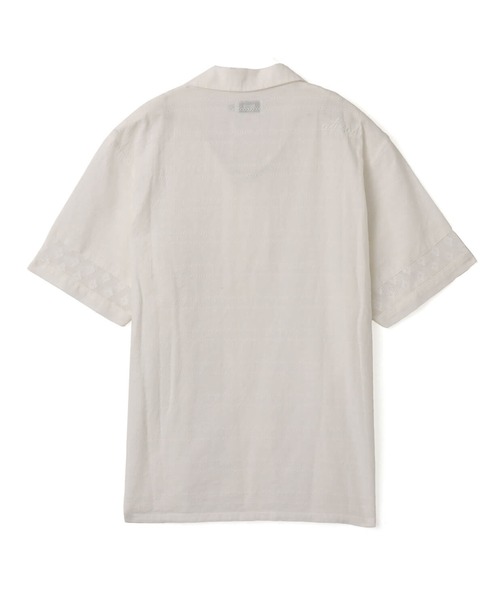 atmos（アトモス）の「atmos Open Collar SS Shirt / アトモス オープン カラー シャツ（シャツ/ブラウス・メンズ・ホワイト/ブラック・M/L/XL）」の8枚目の写真