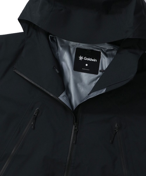 GOLDWIN（ゴールドウィン）の「GOLDWIN GORE-TEX 3L Jacket ゴールドウイン ゴアテックススリーレイヤージャケット（ユニセックス）（テーラードジャケット・メンズ・ブラック・2/3）」の9枚目の写真