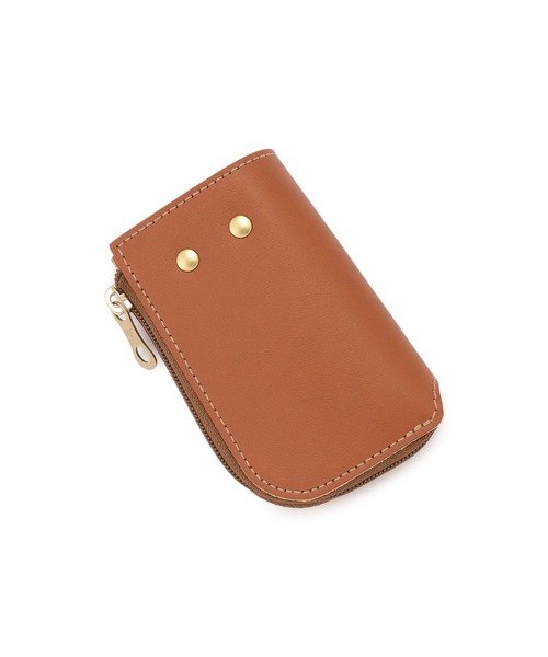 IL BISONTE(イルビゾンテ)の「IL BISONTE / ORIGINAL LEATHER / キーケース(キーケース/キーアクセサリー・レディース・グレー/ナチュラル/ライトブラウン/ブラック/オリーブ/レンガ/ダークブラウン/レッド/ホワイト/グリーン/ネイビー/オレンジ・FREE)」の13枚目の写真