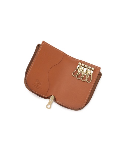IL BISONTE(イルビゾンテ)の「IL BISONTE / ORIGINAL LEATHER / キーケース(キーケース/キーアクセサリー・レディース・グレー/ナチュラル/ライトブラウン/ブラック/オリーブ/レンガ/ダークブラウン/レッド/ホワイト/グリーン/ネイビー/オレンジ・FREE)」の16枚目の写真