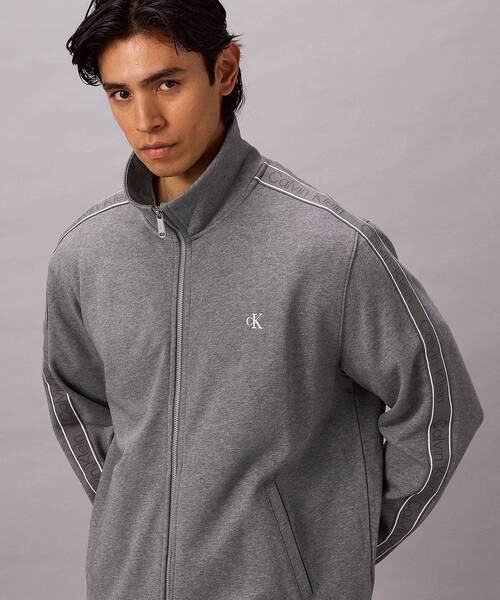 Calvin Klein（カルバン・クライン）の「350テリートラックジャケット（スウェット・メンズ・ブラック/グレー/グリーン系その他・S/M/XL/L）」の13枚目の写真