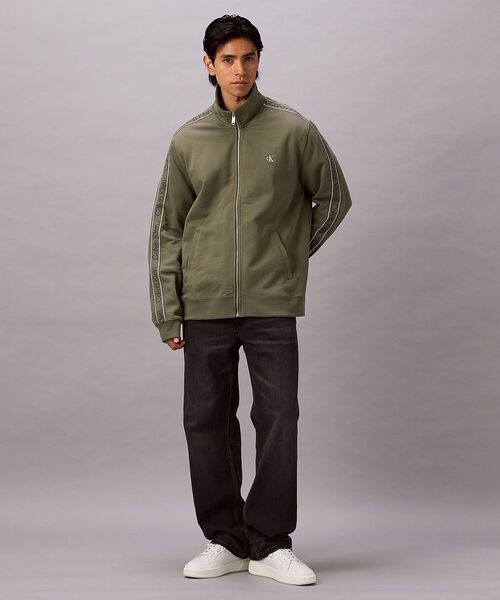 Calvin Klein（カルバン・クライン）の「350テリートラックジャケット（スウェット・メンズ・ブラック/グレー/グリーン系その他・S/M/XL/L）」の22枚目の写真