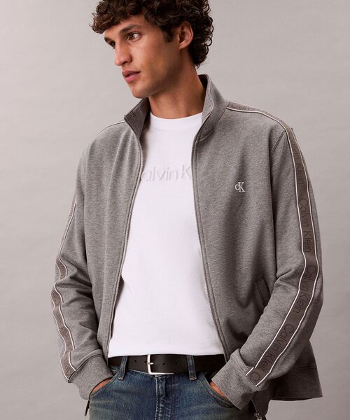 Calvin Klein（カルバン・クライン）の「350テリートラックジャケット（スウェット・メンズ・ブラック/グレー/グリーン系その他・S/M/XL/L）」の15枚目の写真