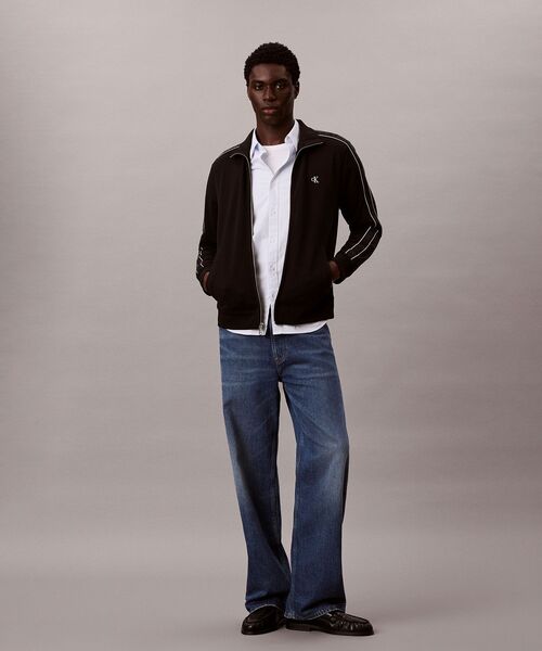 Calvin Klein（カルバン・クライン）の「350テリートラックジャケット（スウェット・メンズ・ブラック/グレー/グリーン系その他・S/M/XL/L）」の7枚目の写真