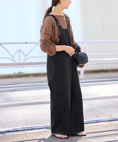 FRAMeWORK（フレームワーク）の「ヴィンテージタイプライターサロペット（サロペット/オーバーオール・レディース・ブラック/ホワイト・36/38）」の11枚目の写真