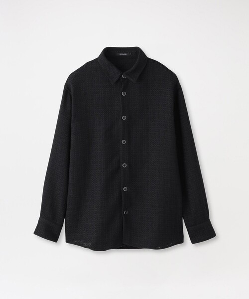LOVELESS（ラブレス）の「ファニーツイードオーバーシャツ（シャツ/ブラウス・メンズ・ブラック/オフホワイト/グレー系その他2・L/M/S）」の2枚目の写真