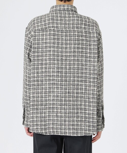 LOVELESS（ラブレス）の「ファニーツイードオーバーシャツ（シャツ/ブラウス・メンズ・ブラック/オフホワイト/グレー系その他2・L/M/S）」の13枚目の写真