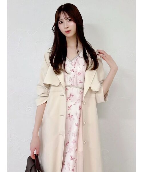 dazzlin（ダズリン）の「マチラッフルフラワープリントワンピース（ワンピース・レディース・ブルー/オフホワイト/ピンク・MEDIUM/SMALL）」の20枚目の写真