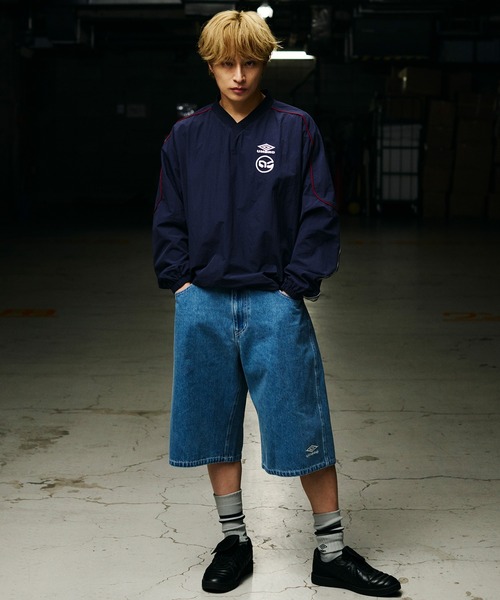 UMBRO(アンブロ)の「UMBRO/アンブロ UMBROフハクピステ ジャケット UM26SSAL-TP02 ムラサキスポーツ限定(その他アウター・メンズ・ブラック/ネイビー・M/L)」の7枚目の写真