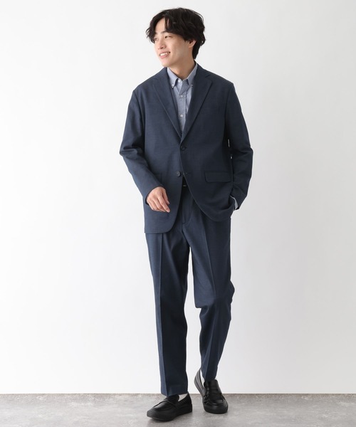 GLOBAL WORK（グローバルワーク）の「アーバンデニムジャケット/AIR/632495（テーラードジャケット・メンズ・ネイビー系9/ブルー・X-LARGE/LARGE/MEDIUM/SMALL）」の3枚目の写真