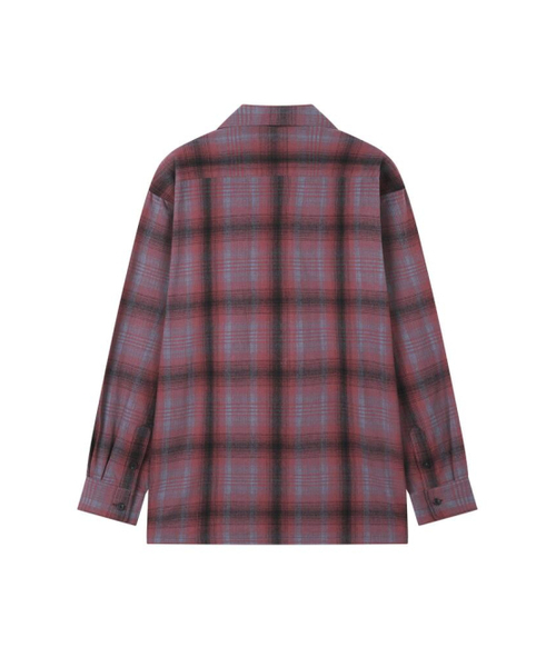 OCHERS(オーカーズ)の「チェックシャツ No.0002 マゼンタ(シャツ/ブラウス・メンズ・その他・1/2/3)」の2枚目の写真