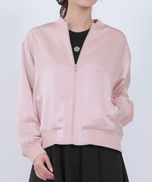 MARY QUANT（マリークワント）の「バックロゴサテン ブルゾン（ブルゾン）」