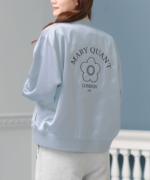 バックロゴサテン ブルゾン（ブルゾン）｜MARY QUANT（マリークワント