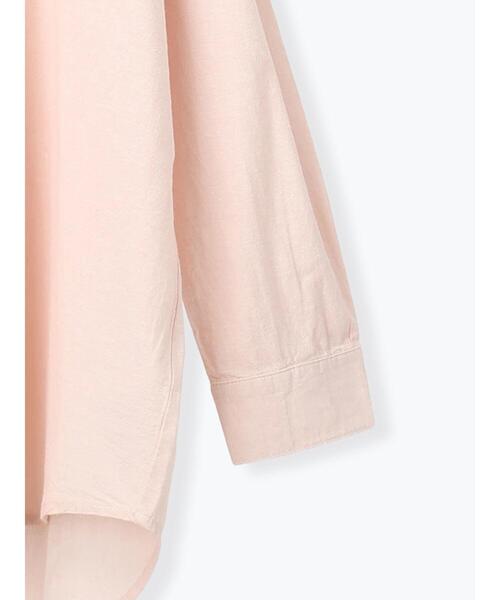 Samansa Mos2（サマンサ モスモス）の「後ろボタンスキッパーチュニック（シャツ/ブラウス・レディース・チャコールグレー/ブルー/ピンク/オフホワイト・F）」の18枚目の写真