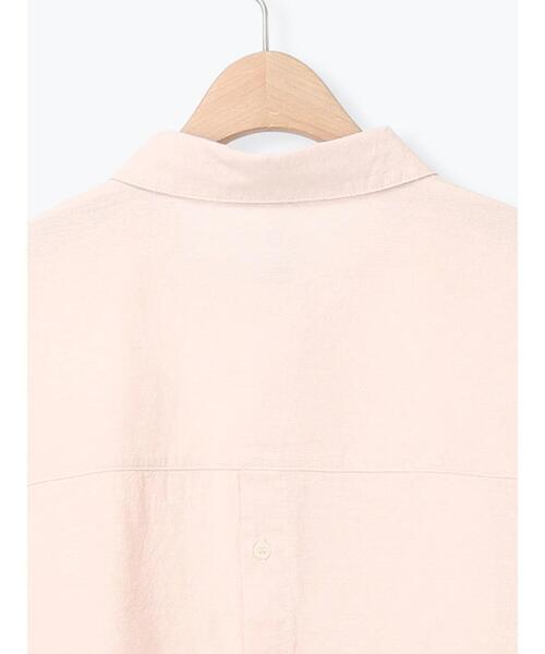 Samansa Mos2（サマンサ モスモス）の「後ろボタンスキッパーチュニック（シャツ/ブラウス・レディース・チャコールグレー/ブルー/ピンク/オフホワイト・F）」の20枚目の写真