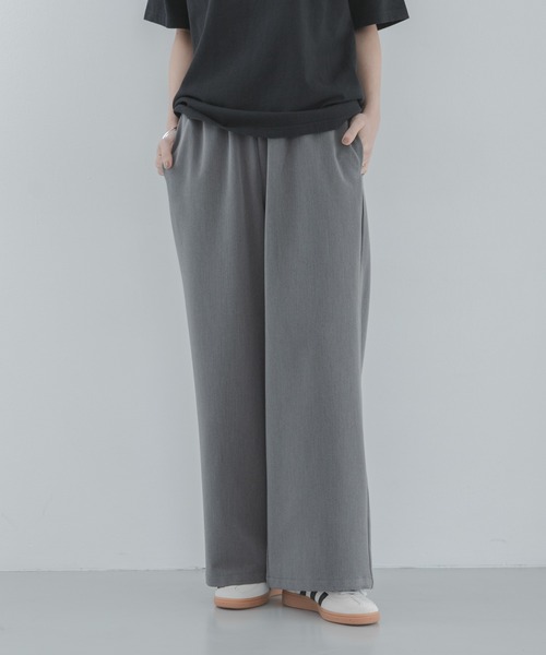 URBAN RESEARCH Sonny Label(アーバンリサーチサニーレーベル)の「『WEB限定』ノンストレスワイドイージーパンツ(その他パンツ・レディース・ブラック/グレー・36/38)」の3枚目の写真