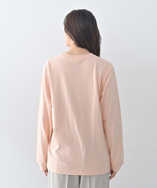 Healthy denim(ヘルシーデニム)の「【Healthy DENIM】PerthロングTシャツ(Tシャツ/カットソー・レディース・ホワイト/ベビーピンク/ブラック・02)」の19枚目の写真
